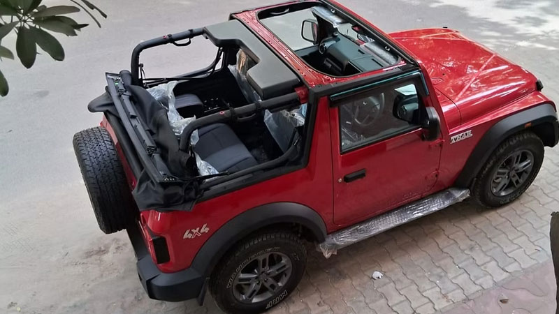 Self Drive Mahindra Thar 4WD Convertible Top