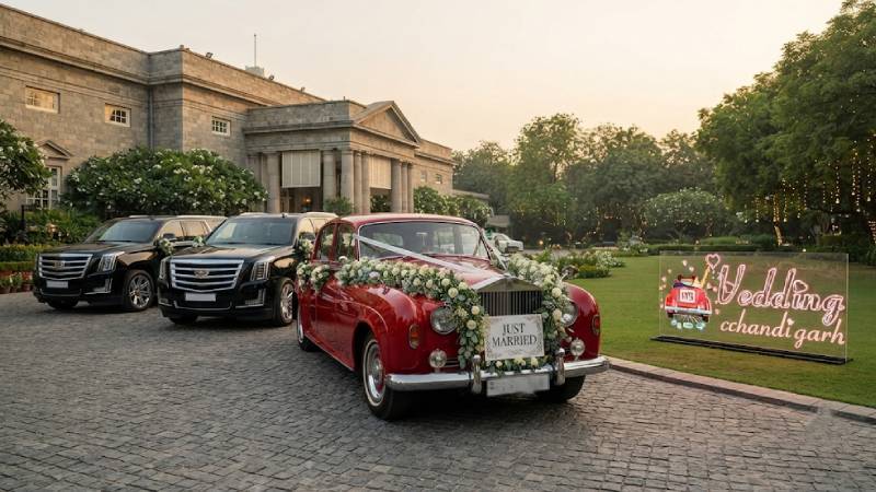 Premium Wedding Cars, Luxury SUVs & Bridal Car Hire for Grand Celebrations | Wedding Car Chandigarh